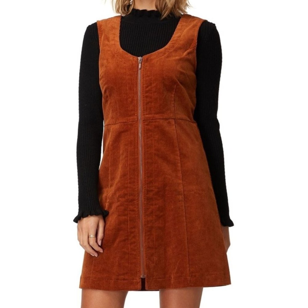 Princess Highway Honey Corduroy Pinny Dress AUS Size 10/US Small